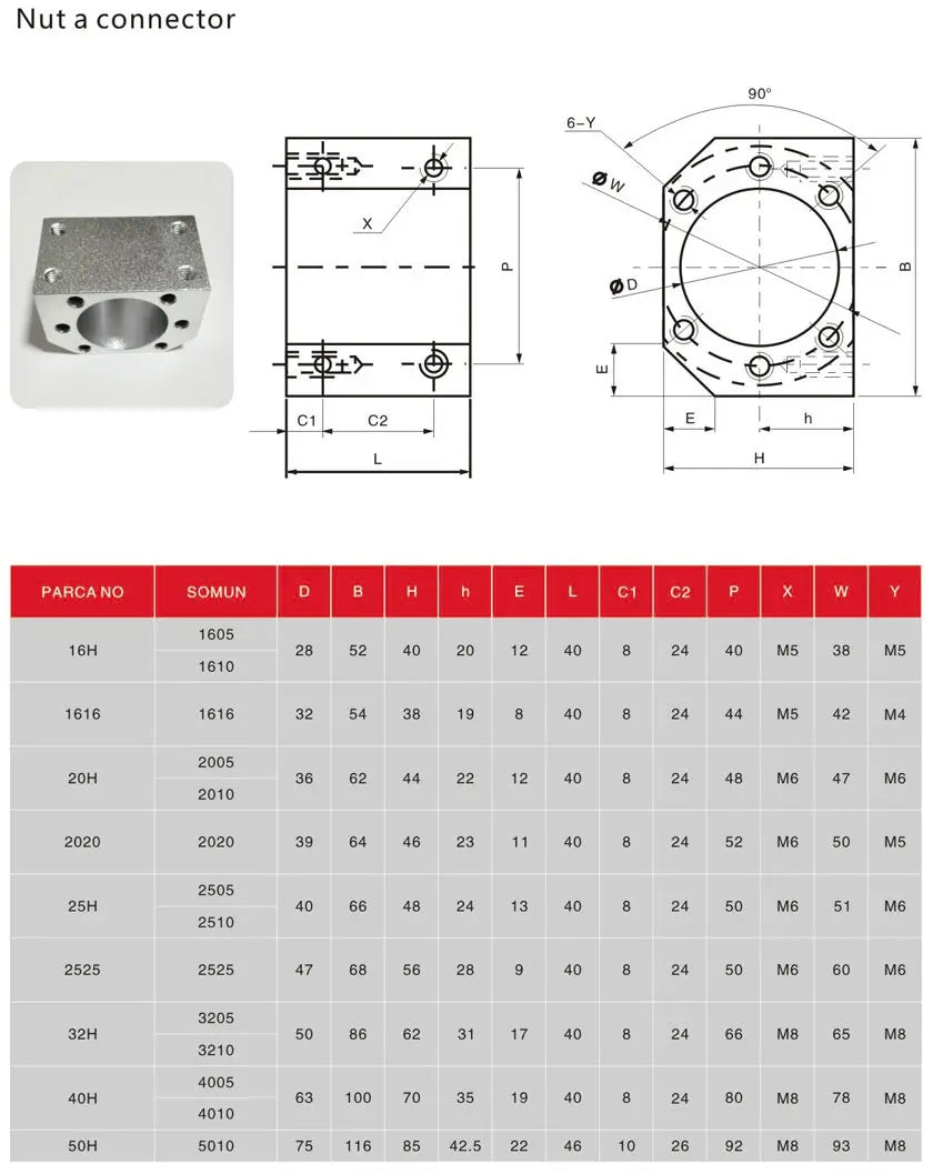 Ball Screw Nut DSG